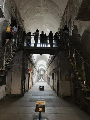 Students at Eastern State Penitentiary